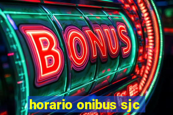 horario onibus sjc